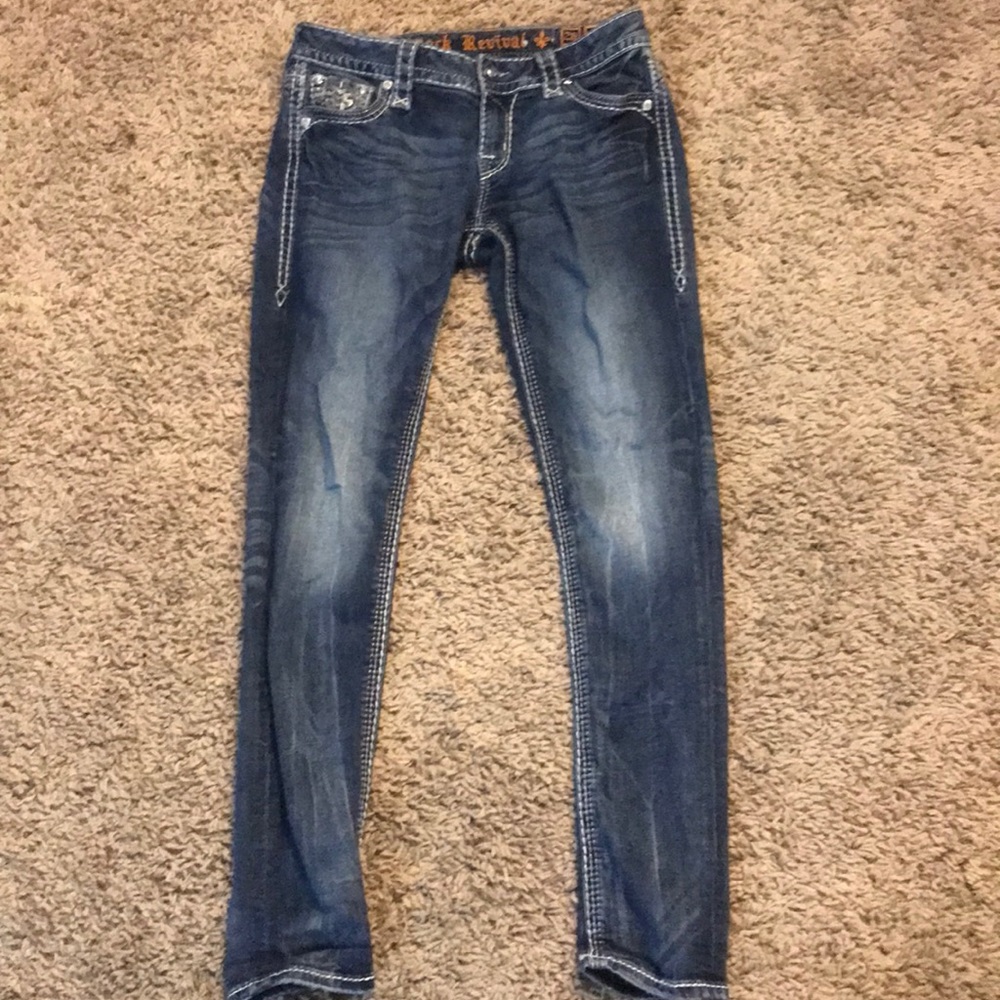 Rock revival skinny jeans